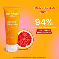 Dot & Key Vitamin C + E Gel Face Wash for Glowing Skin 100ml