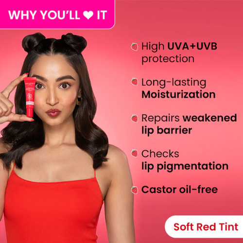 Dot & Key Ceramide + Peptide Lip Balm SPF 50 PA+++ (Red Romance)