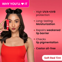 Dot & Key Ceramide + Peptide Lip Balm SPF 50 PA+++ (Red Romance)