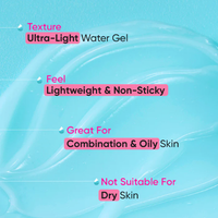 Dot & key 72HR Hydrating Gel Moisturizer, Pack of 2 120ml
