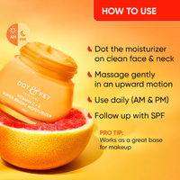 Dot & key Vitamin C + E Moisturizer, Pack of 2 120ml