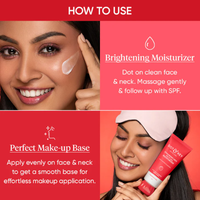 Dot & key Strawberry + Niacinamide Moisturizer, Pack of 2 160g
