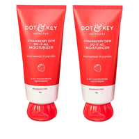 Dot & key Strawberry + Niacinamide Moisturizer, Pack of 2 160g