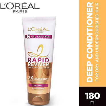 Loreal Paris 6 OIL NOURISH RAPID REVIVER DEEP CONDITIONER (180 ML)