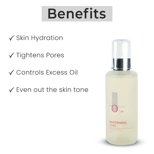 O3+ Whitening Tonic For Smoother Younger Facial Skin, 150 ML