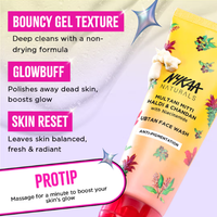 Nykaa Naturals Multani Mitti Haldi & Chandan With Niacinamide Clay Face Wash for all Skin Types (100ml)