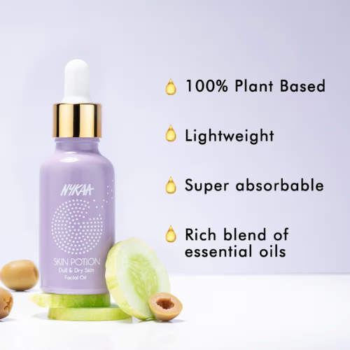 Nykaa Naturals Skin Potion Dull & Dry Skin Facial Oil (30ml)