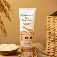 MamaEarth Rice Face Wash With Rice Water & Niacinamide for Glass Skin