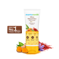 Mama Earth Ubtan Natural Glow Face Wash with Turmeric & Saffron for Tan Removal