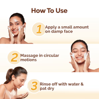 Mama Earth Ubtan Natural Glow Face Wash with Turmeric & Saffron for Tan Removal