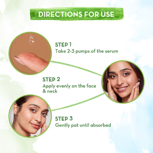 Mama Earth Rice Water Dewy Active Serum With Rice Water & 10% Niacinamide For Glass Skin - 50 ml