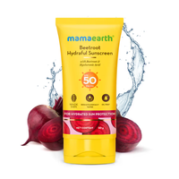 Mama Earth Beetroot Hydraful Sunscreen With Beetroot & Hyaluronic Acid - 50 g