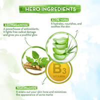 Mama Earth Aloe Vera Sunscreen Face Serum with Aloe Vera & Ashwagandha for UVA & UVB Protection – 30ml