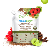 Mama Earth Kerala Thaali Pre-Shampoo Hair Mask with Power of 12 Herbs for Thick & Long Hair – 200g