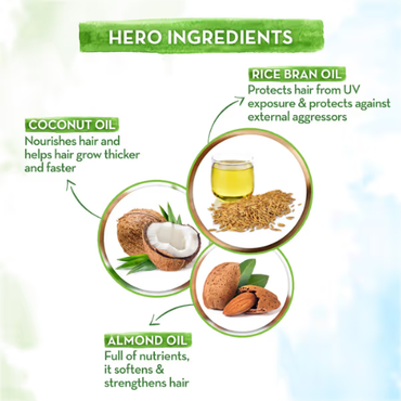 Mama Earth Rice Hair Oil with Rice Bran & Coconut Oil for Damage Repair – 150ml