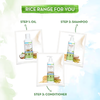 Mama Earth Rice Hair Oil with Rice Bran & Coconut Oil for Damage Repair – 150ml