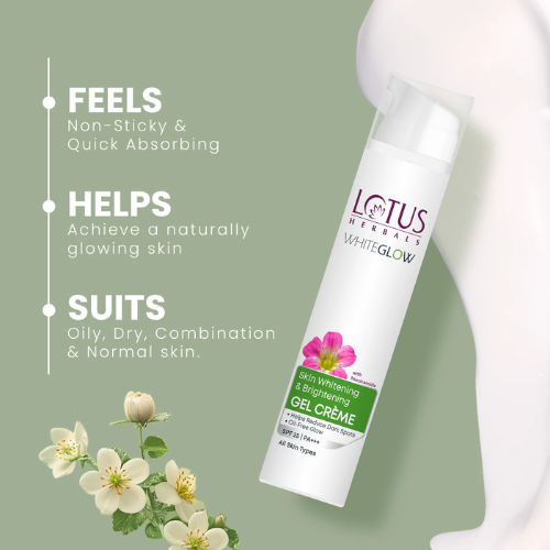 Lotus WhiteGlow Gel Crème SPF 25 | Brightening Day Cream