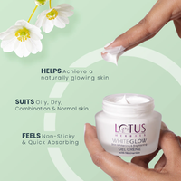 Lotus WhiteGlow Gel Crème SPF 25 | Brightening Day Cream
