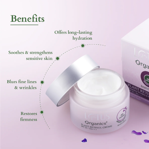 Lotus  Bakuchiol Plant Retinol Crème | Gentle Anti-Aging Care