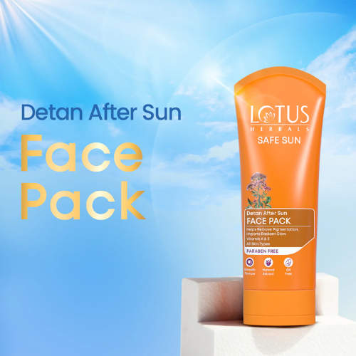 Lotus Safe Sun DeTAN After-Sun Face Pack