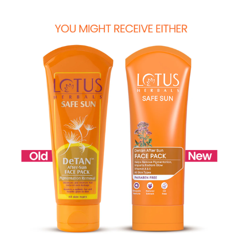 Lotus Safe Sun DeTAN After-Sun Face Pack