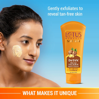 Lotus Safe Sun DeTan After-Sun Face Scrub