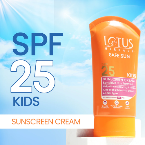 Lotus Safe Sun Kids Sunscreen Cream SPF 25