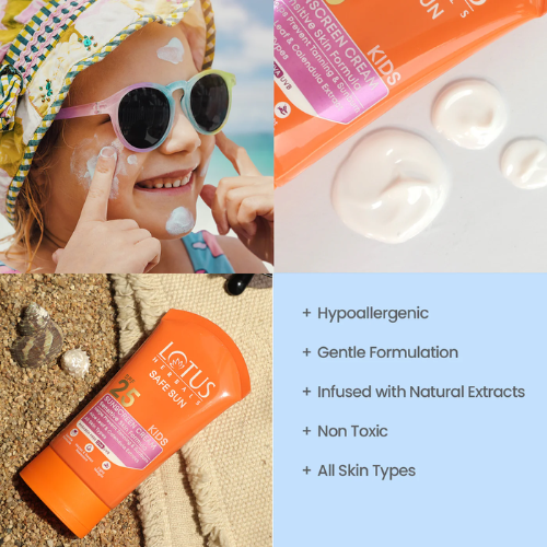 Lotus Safe Sun Kids Sunscreen Cream SPF 25