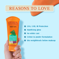 Lotus Safe Sun Silk Touch Mattifying UV Crème SPF 50