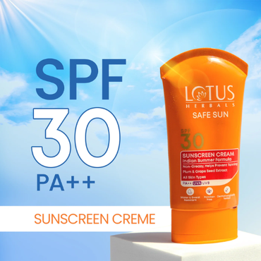 Lotus Safe Sun Sunscreen Cream SPF 30 PA++