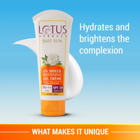 Lotus Safe Sun UV Shield Whitening Gel Cream SPF 50