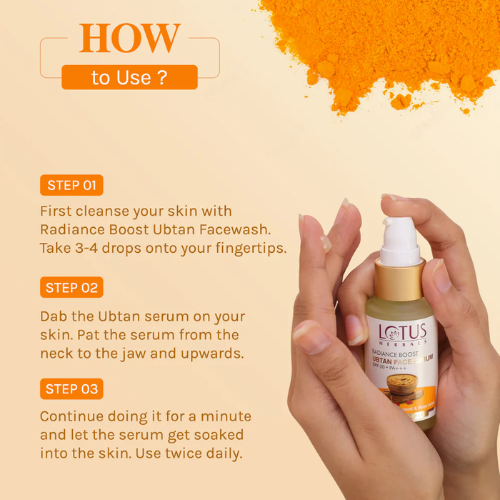 Lotus Radiance Boost Ubtan Face Serum