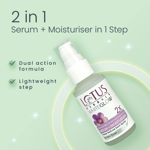 Lotus WhiteGlow Skin Brightening Serum + Moisturiser