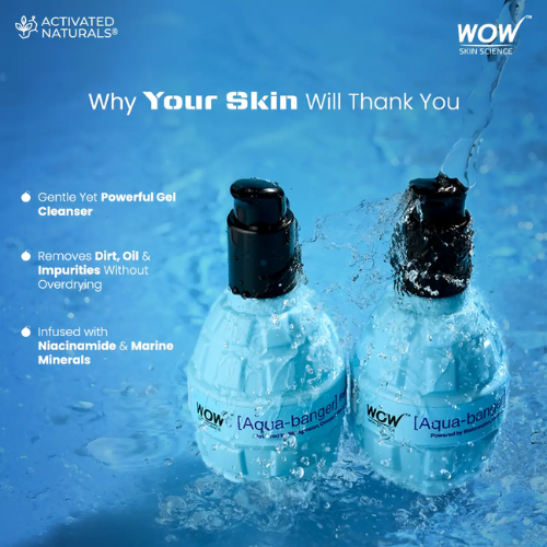 WOW Aqua Banger Face Wash For All Skin Types | 150 ml