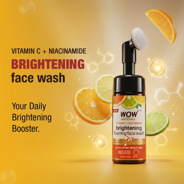 WOW Vitamin C & Niacinamide Brightening Foaming Face Wash | 150 ml