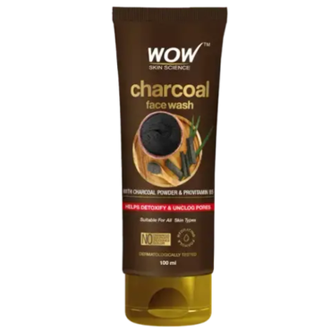 WOW Anti-Pollution Charcoal Face Wash | Deep Clean Gel | 100 ml