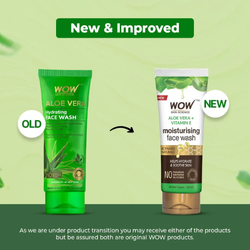 WOW Aloe Vera Hydrating Face Wash | 100 ml (Buy 1)