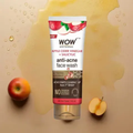 WOW Apple Cider Vinegar Face Wash | 100 ml Tube