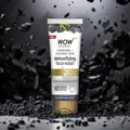 WOW Charcoal + Glycolic Acid Detoxifying Face Wash | Oil Control & Gentle Exfoliation
