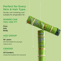 WOW Korean Bamboo Gel with Peptide | 99% Pure Bamboo Extract | 200 ml