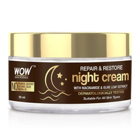WOW Night Cream With Niacinamide & Olive Leaf Extract | 50 ml