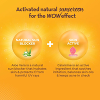 WOW Sunscreen Gel For Oily & Acne Prone Skin | SPF 50 PA++++ | 50 ml
