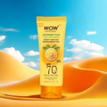 WOW Yuzu Sunscreen Gel | SPF 70 PA++++ | 80 ml