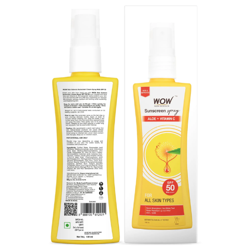 WOW Sunscreen Spray For All Skin Types | SPF 50 PA++++