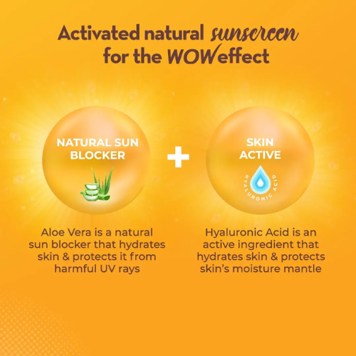 WOW Sunscreen Gel For Dry Skin | SPF 50 PA++++ | 50 ml