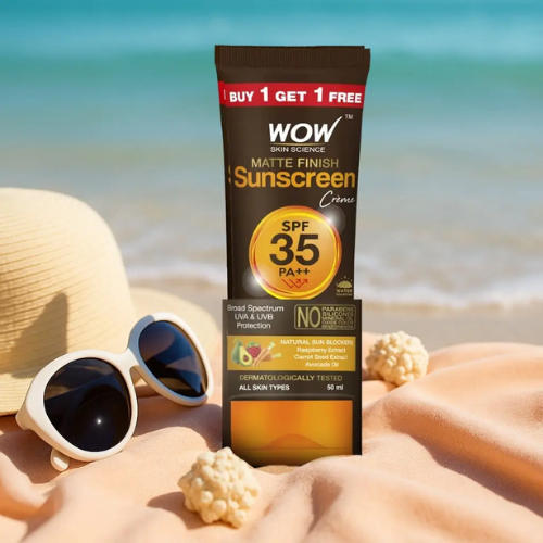 WOW Matte Finish Sunscreen | SPF 35 PA++ | 50 ml