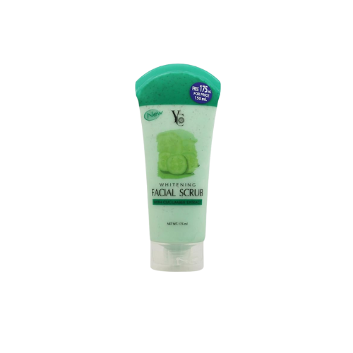 YC Whitening Facial Scrub with Cucumber Extract – Gentle Exfoliating & Brightening Face Scrub | 175 ml
