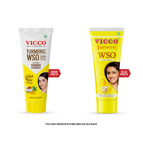 Vicco Turmeric WSO Skin Cream | Ayurvedic Anti-Blemish & Pimple Care Cream
