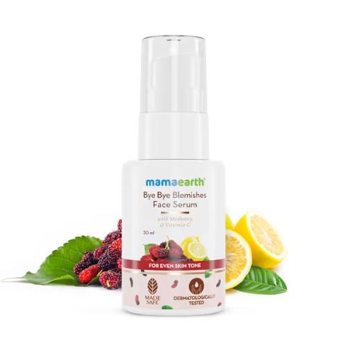 Mamaearth Bye Bye Blemishes Serum 30ml | Vitamin C & Mulberry