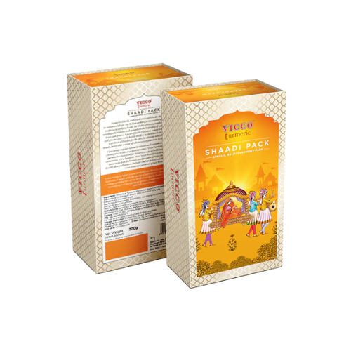 Vicco Turmeric Shaadi Pack | Ready-to-Use Haldi Ubtan for Wedding Glow